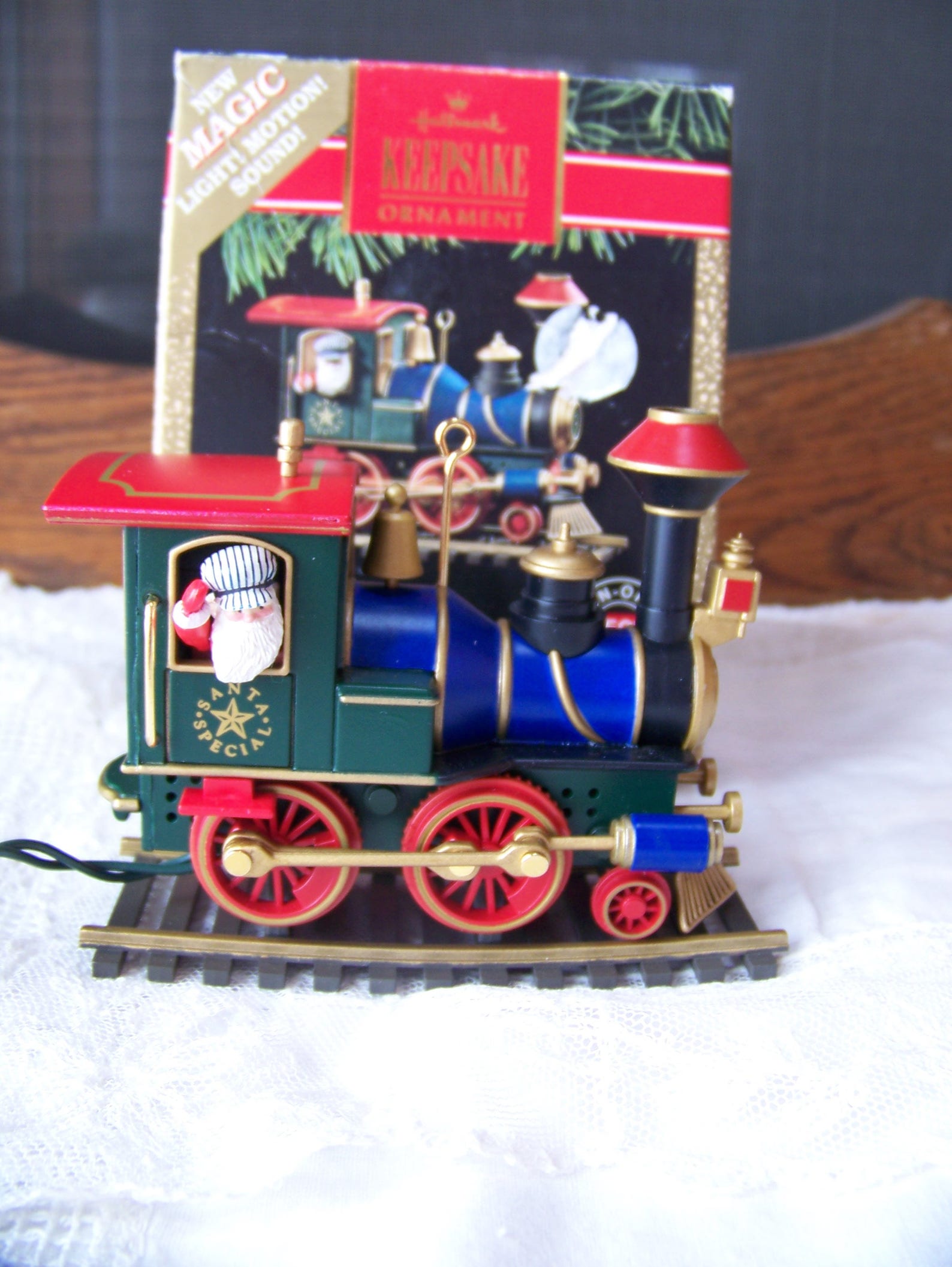Vintage Santa Special Hallmark Train Ornament 1991.Vintage Etsy