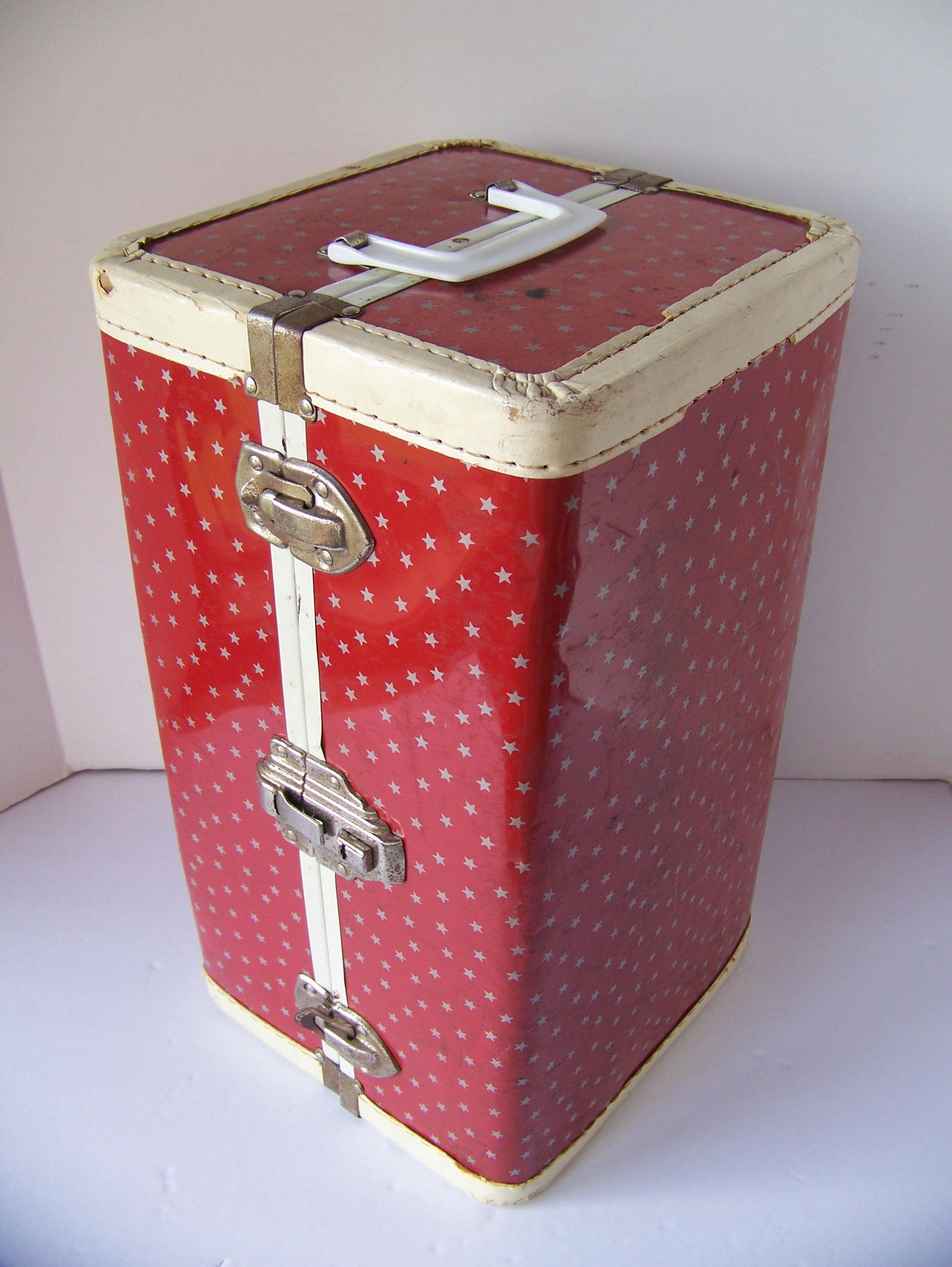 Vintage Red Doll Case.Retro Doll Carrying Case.Vintage Doll Etsy