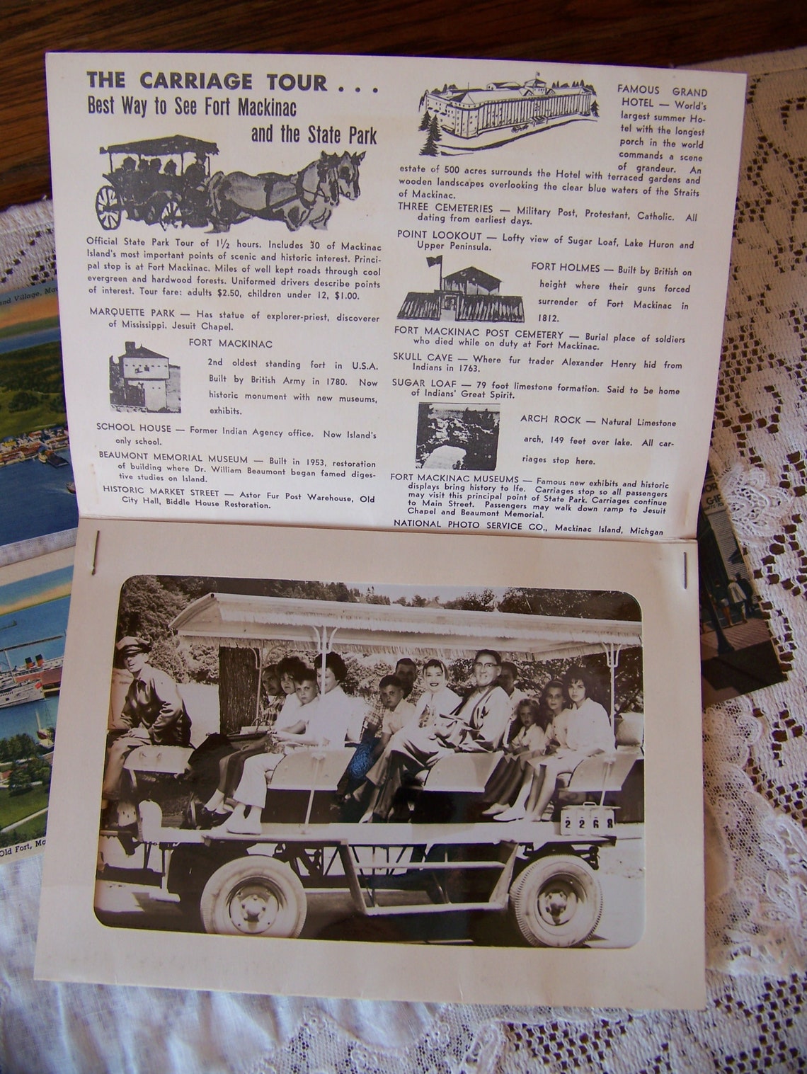 Vintage Lot of Mackinac Island Postcards lot of 9 Plus a Etsy