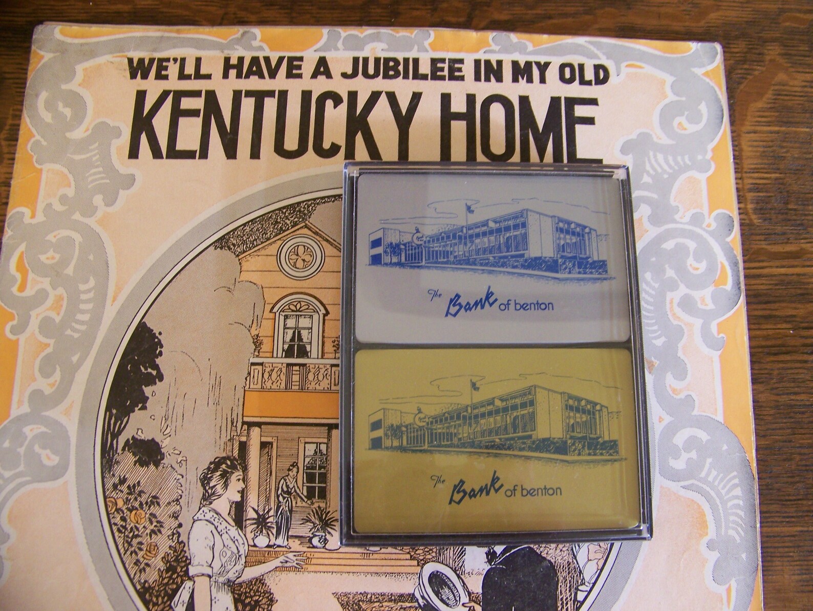 Vintage Bank of Benton Kentucky Playing Cards.Double Deck of Etsy