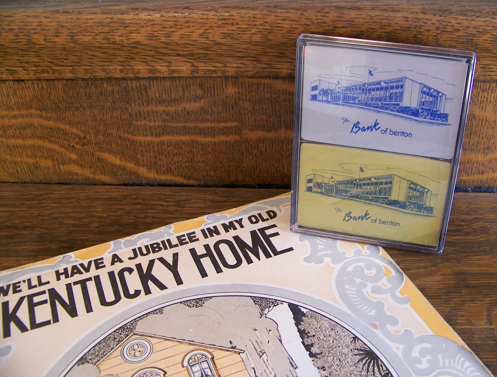 Vintage Bank of Benton Kentucky Playing Cards.Double Deck of Etsy