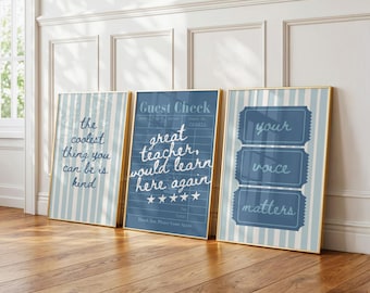 Kindness Classroom Posters | Boho Style Positive Decor (Digital Download)