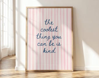 Kindness Classroom Poster | Boho Inspirational Teacher Wall Art (Digital Download)