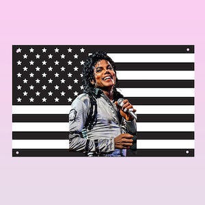 Michael Jackson Flag - Etsy Norway