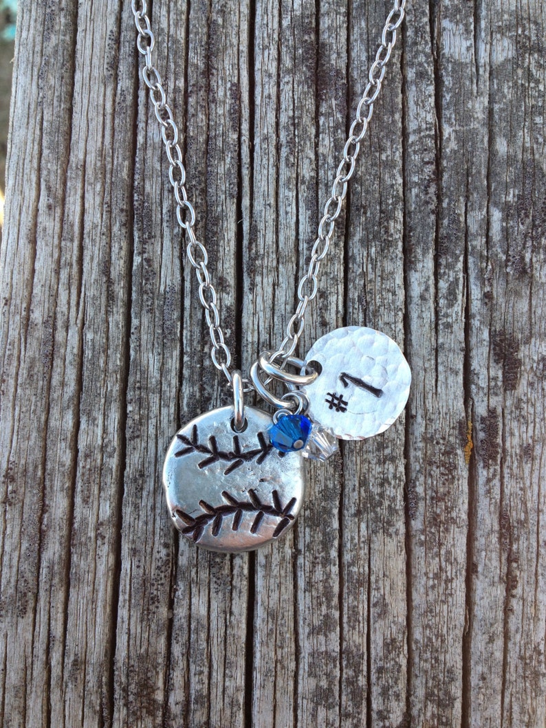 Hand Stamped Baseball Softball Necklace Etsy Baseball counted cross stitch completed piece ready by lucyjanes 29
