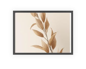 Posters with Wooden Frame | Posters with Wooden Frame | beige poster | wall art | wall Decor | framed poster | minimalistic beige decor