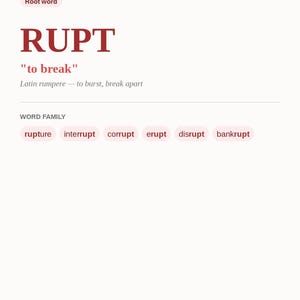 Vocabulary Flashcards | Learn Words by Root & Origin