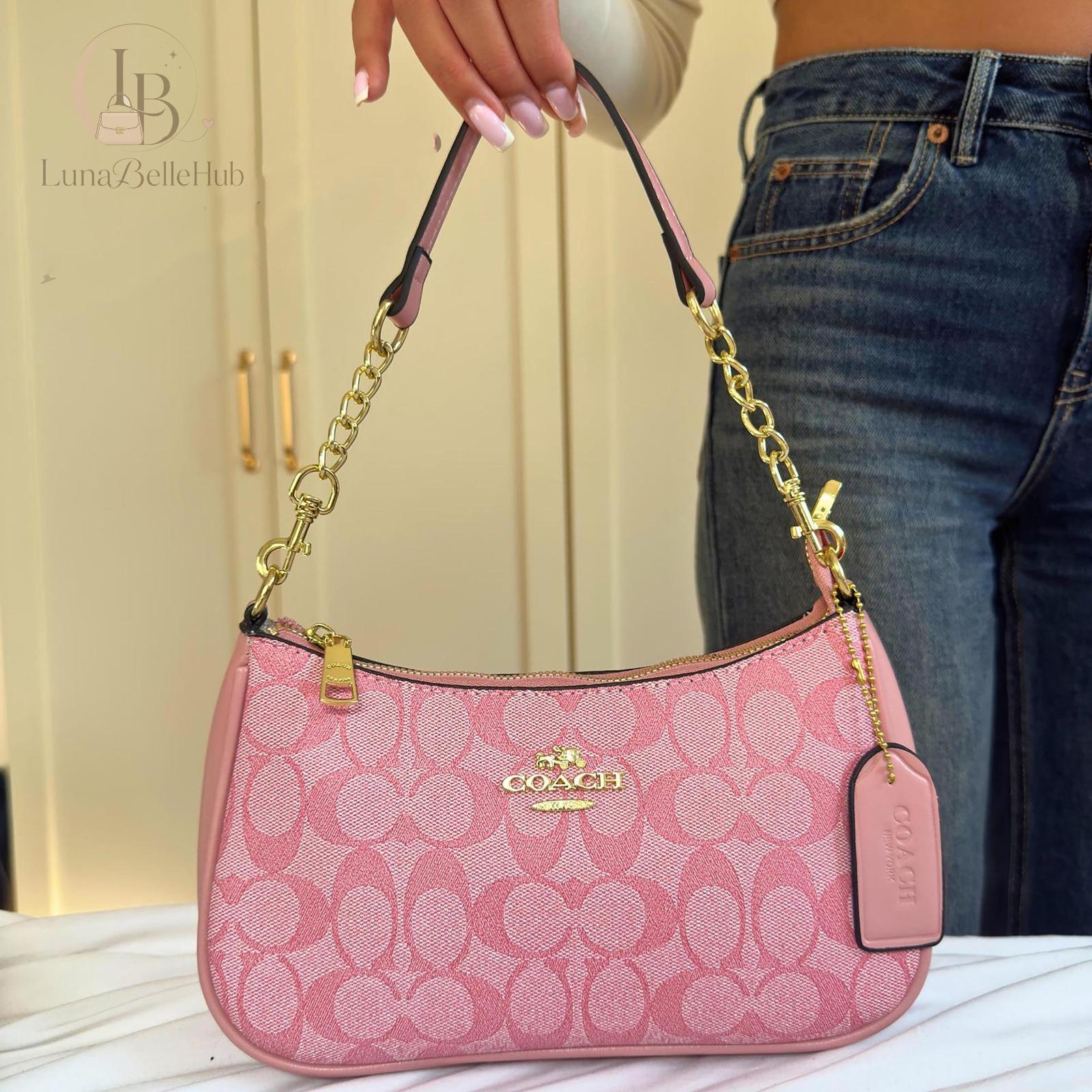 Vintage Coach Pink Shoulder Purse - Etsy Canada