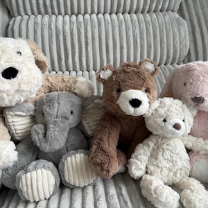 Weighted Memory Stuffed Animal for Infant Loss- Bear, Bunny, Elephant, or dog