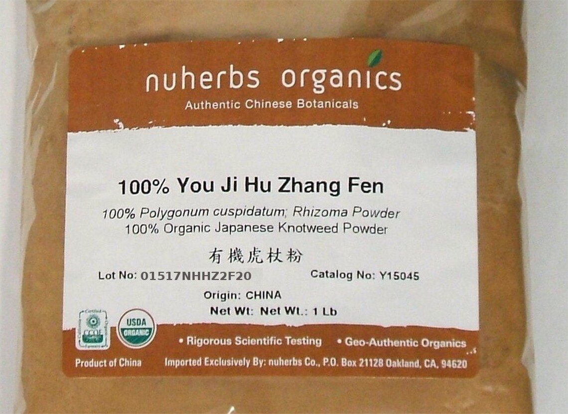 Japanese Knotweed Powder Organic Polygonum Cuspidatum You Ji Etsy