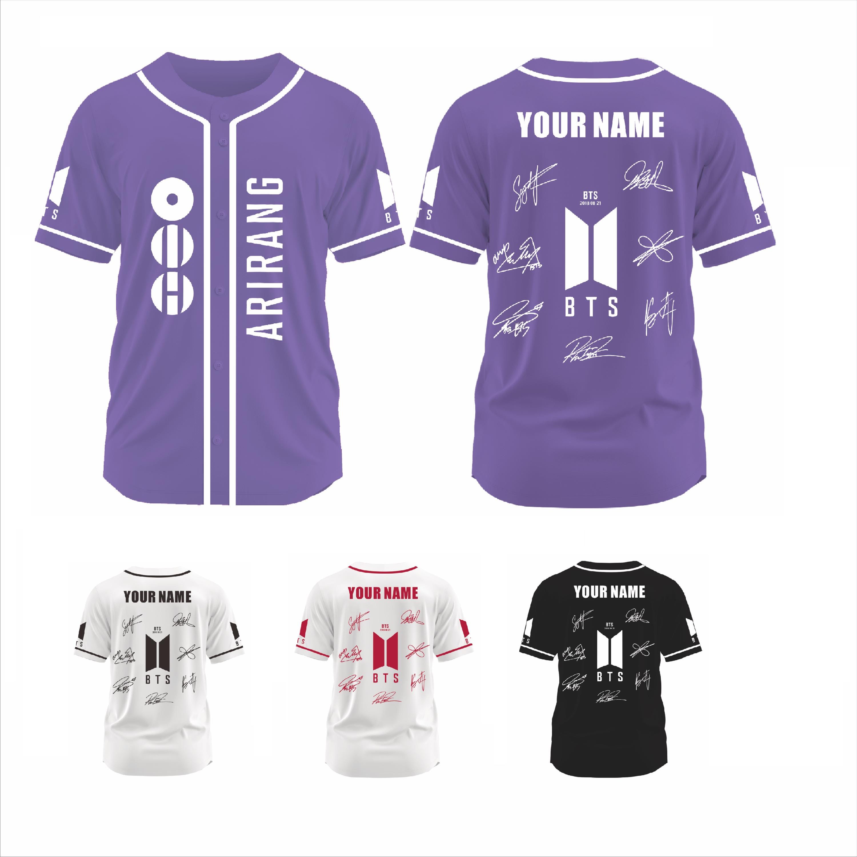 Bts Baseball Jersey - Etsy Canada