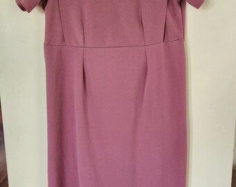 Mennonite Cape Dress size M-L Long Skirt Modest Solid Color