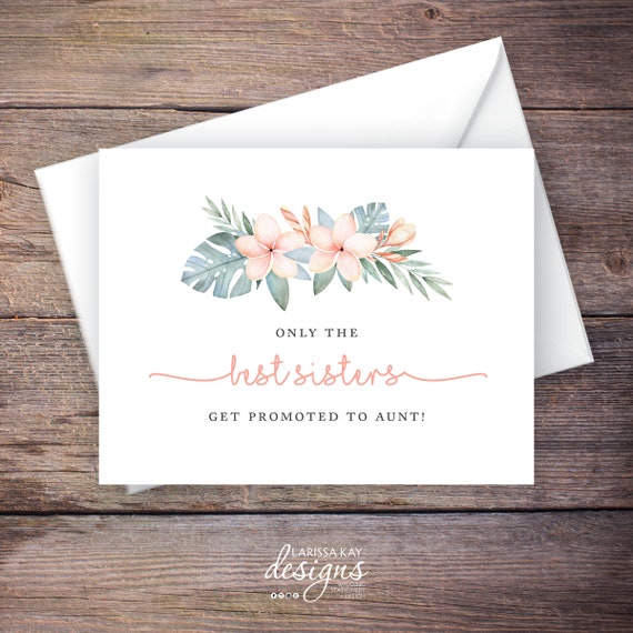 only the best sisters get promoted to auntie card