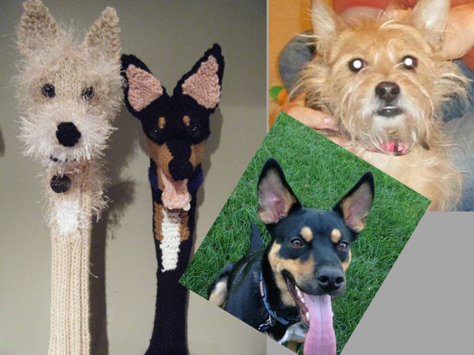 Custom Dog Head Golf Club Cover Etsy