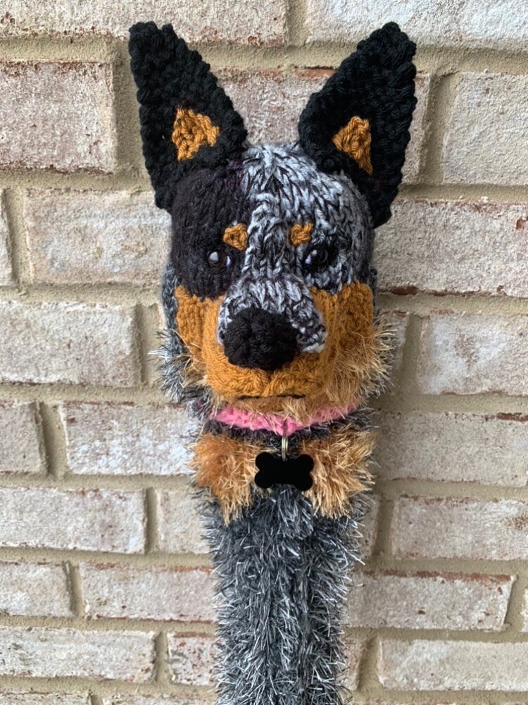 PHEWRROW カスタムウォレットチェーン ソフトマシーン　ビクター犬付 Australian Cattle Dog Blue Heeler Golf Driver Cover - Etsy