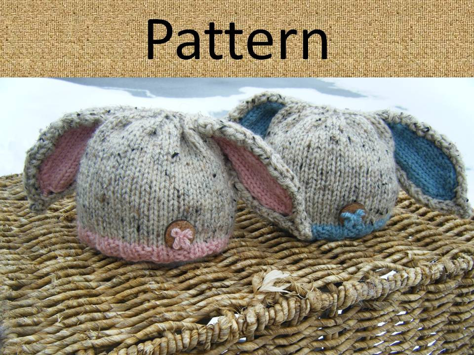 Baby Bunny hat knitting pattern Etsy