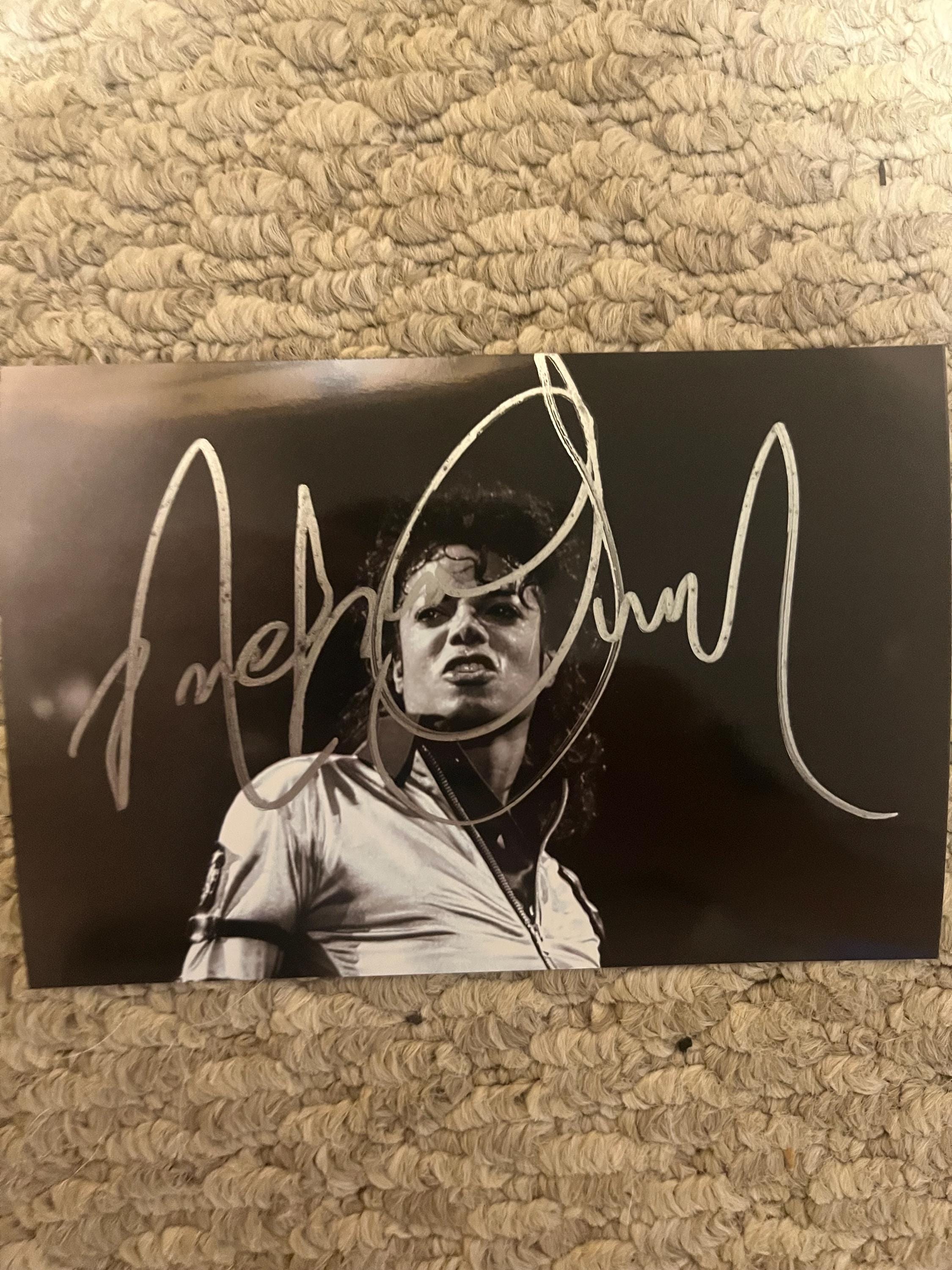 Michael jackson autograph - Etsy 日本