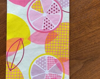 Pink Lemonade - Asciugamano per piatti in lino/cotone dal look vintage retrò della metà del secolo