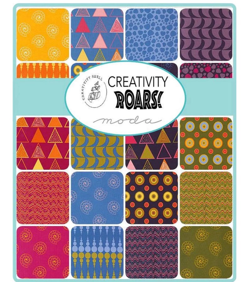 MODA Creativity Roars Jelly Roll- 42 -2.5 Inch Fabric Strips - Etsy