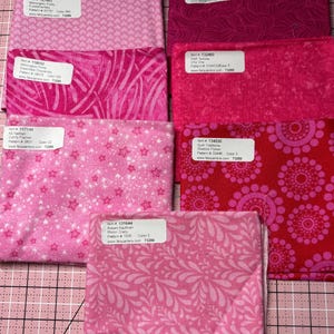 Viel Pink Cotton Fat Quarter Farbe wählen