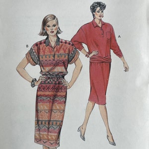 Kwik Sew New Uncut Pattern #1494 Misses Dress Size XS S M L
