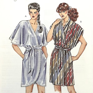 Kwik Sew New Uncut Pattern #1461 Misses Robe Size XS S M L