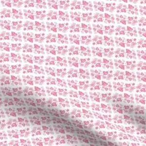 Mid Century Vintage Look Pyrex Pink Butterprint Linen/Cotton  Dish Tea Towel