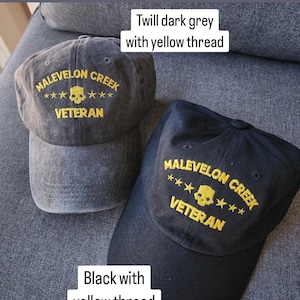 Malevelon Creek Veteran bestickter Dad-Hut mit Schnalle 25 Farben Bild 1