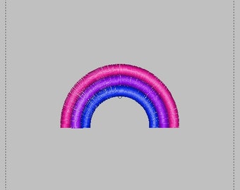 Bisexual (Bi) Pride Flag Rainbow (Embroidered Buckleback Dad Hat) 25 Colors