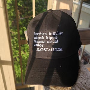 Custom "Lorde" hat (Embroidered Hat) Dad + Corduroy image 3