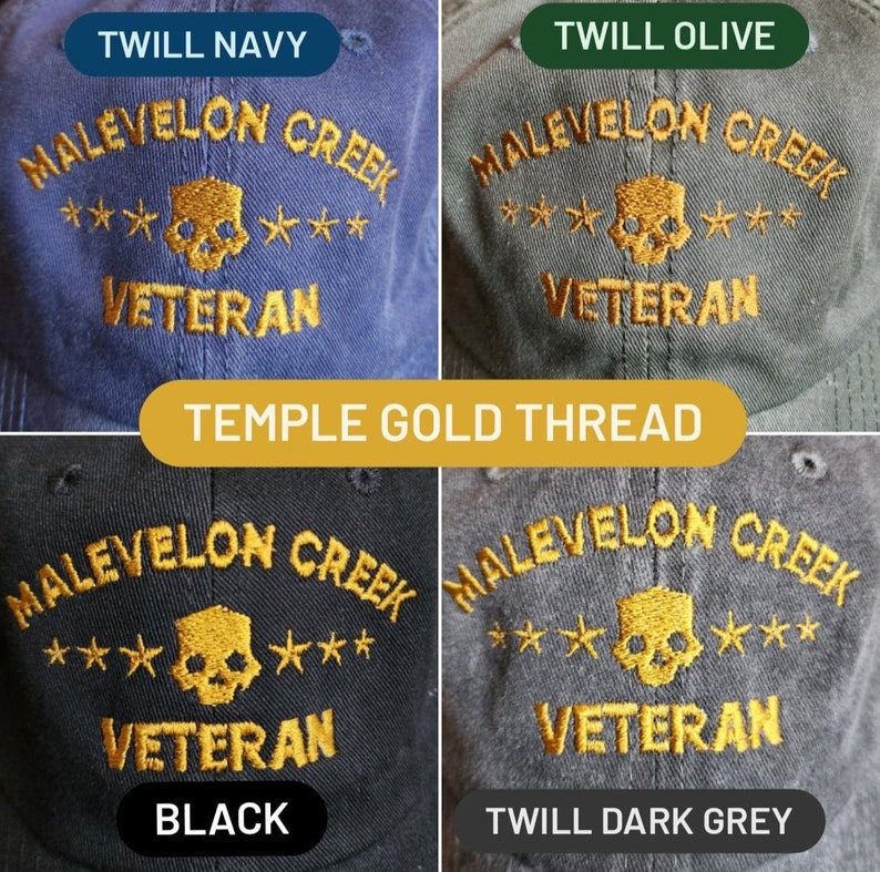 Malevelon Creek Veteran Embroidered Buckleback Dad Hat 25 Colors image 5