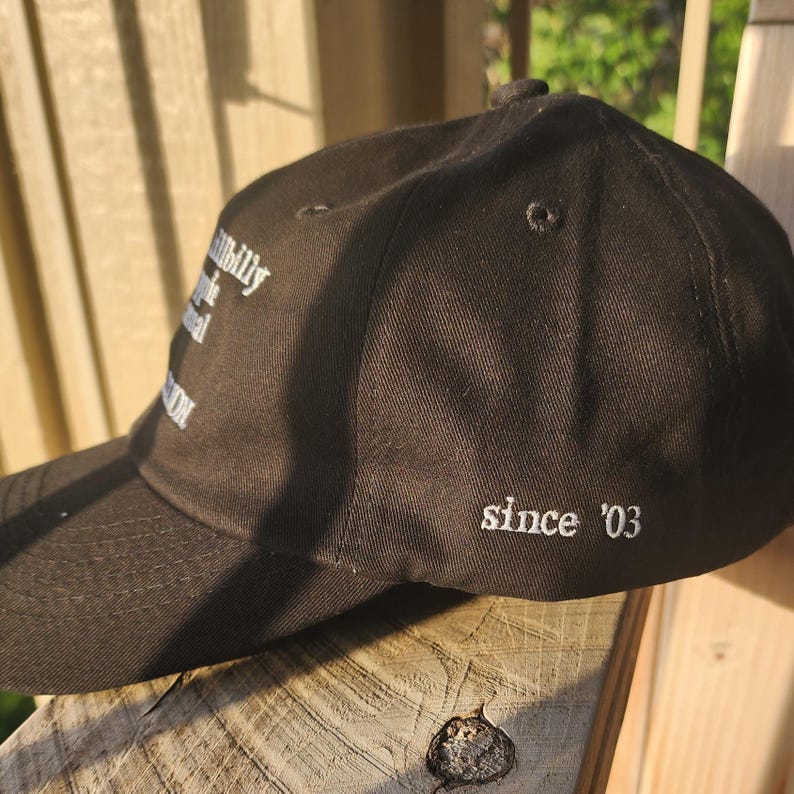 Custom "Lorde" hat (Embroidered Hat) Dad + Corduroy image 2