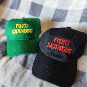 Foxy Grandpa (Embroidered Hat) Dad + Corduroy