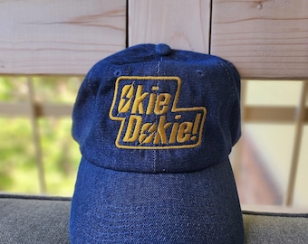Okie Dokie! (Embroidered Hat) Dad + Corduroy