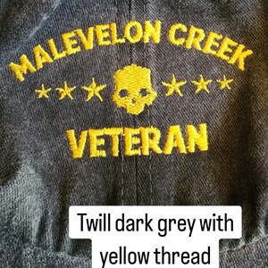 Malevelon Creek Veteran Embroidered Buckleback Dad Hat 25 Colors image 8