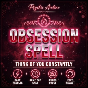 Obsession Love Spell | Make Them Obsessed With You, Think Of You Constantly, Attraction & Desire Ritual