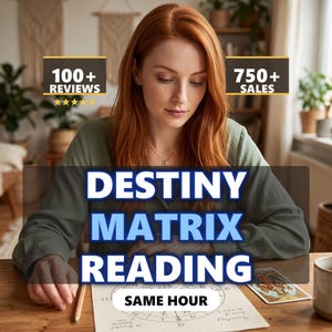 Birth Chart Reading, Destiny Matrix, Life Purpose Reading, Astrology and Numerology Insight (Same Hour)