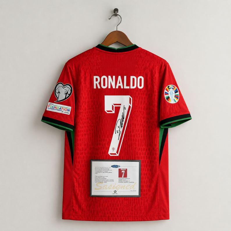 Cristiano ronaldo sporting lisbon jersey - Etsy 日本