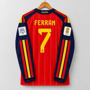スペイン代表ユニフォーム　フェラン•トーレス Torres jersey - Etsy 日本