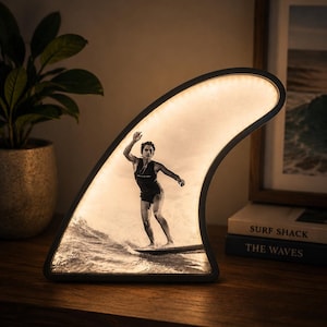 Custom Long Board Surf Fin Light Box