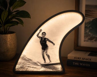 Custom Long Board Surf Fin Light Box