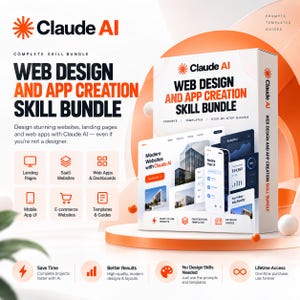 Claude AI Web Design Skill, Website and App Design, UI UX, Landing Page & SaaS Builder