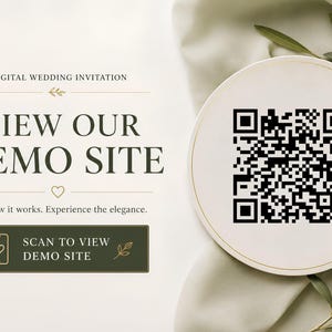 Plantilla de sitio web de boda editable con RSVP y cuenta regresiva | Invitación digital en Canva imagen 7