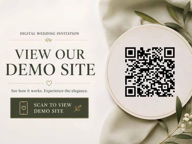 Plantilla de sitio web de boda editable con RSVP y cuenta regresiva | Invitación digital en Canva imagen 7