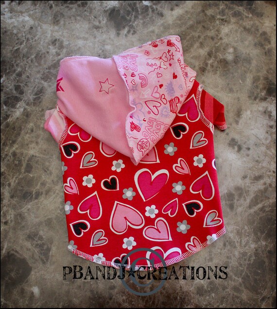 Items similar to Valentine Dog Knit Shirt Hoodie on Etsy