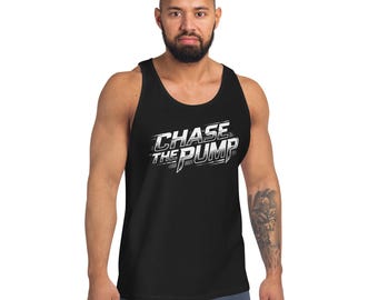 Camiseta de tirantes para hombre "Chase the pump"