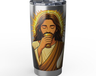 Tea | 20 oz Inspired Tumbler | Jesus, Trulo & Sir Justice