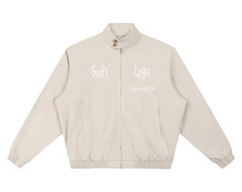 God’s Logic — Stand Collar Bomber Jacket | 2 Corinthians 5:7