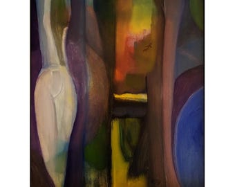 Portal abstract painting 16x20 inches