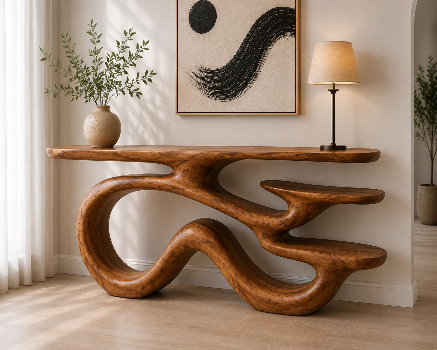 Japandi console table - Etsy 日本